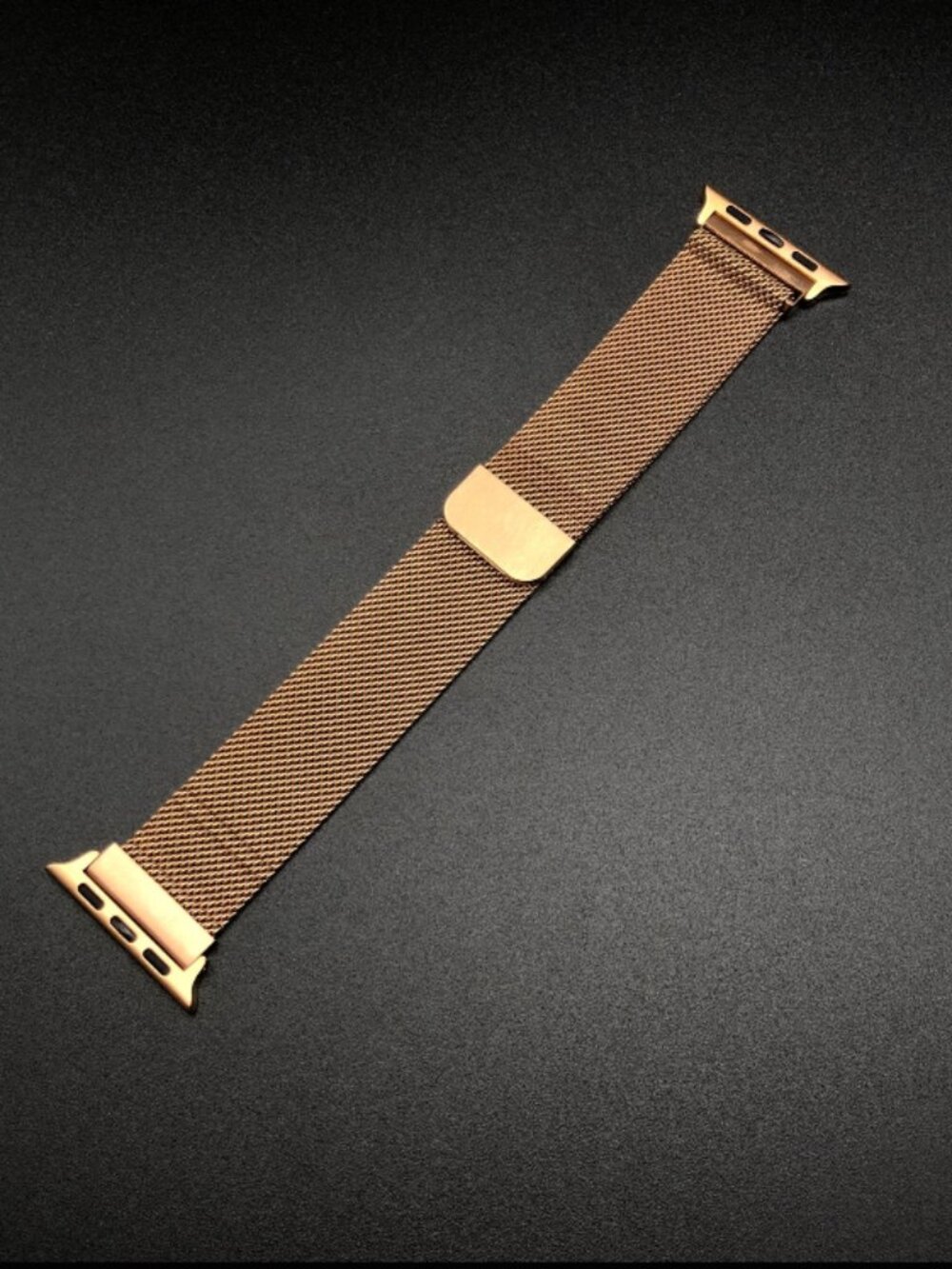 Apple Style Replacement Magnetic Milanese Steel Bracelet (Rose Gold)